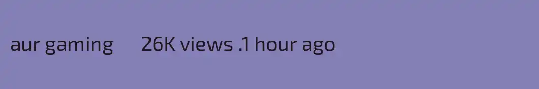 aur gaming      26K views .1 hour ago